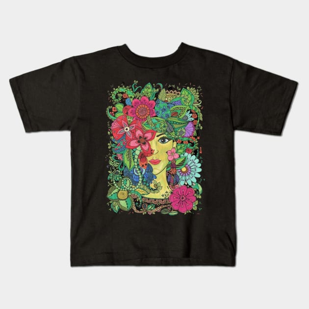 Mother Nature Kids T-Shirt by Cool-Ero